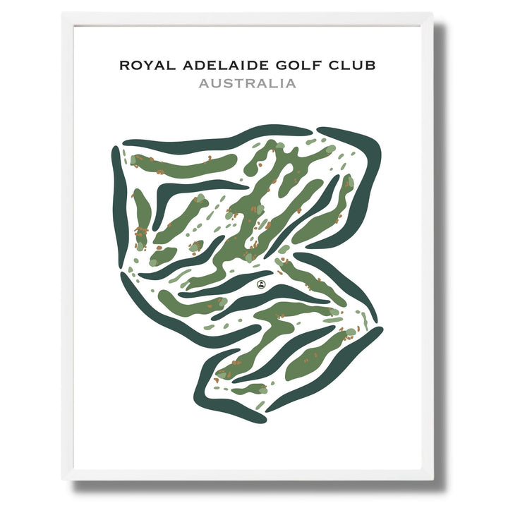 Royal Adelaide Golf Club, Australia - Printed Golf Courses