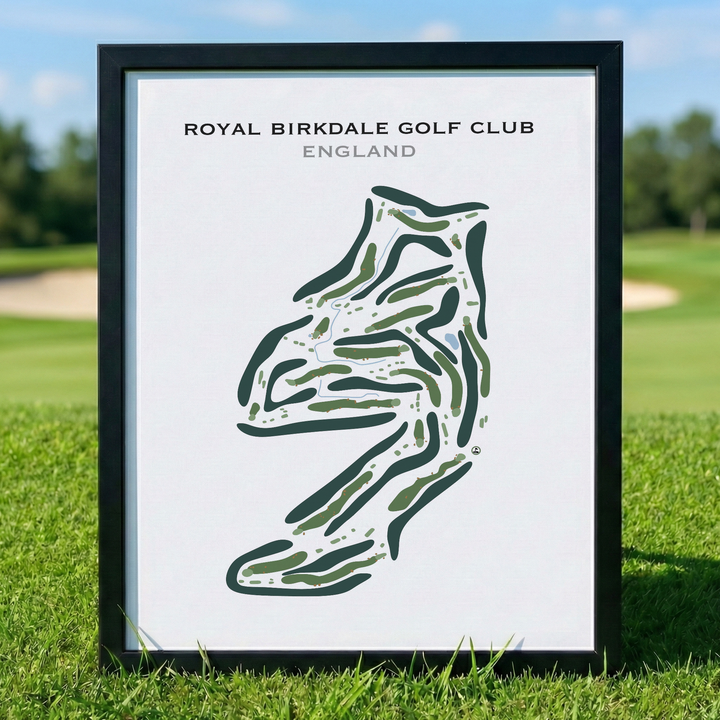 Royal Birkdale Golf Club, England - Printed Golf Course