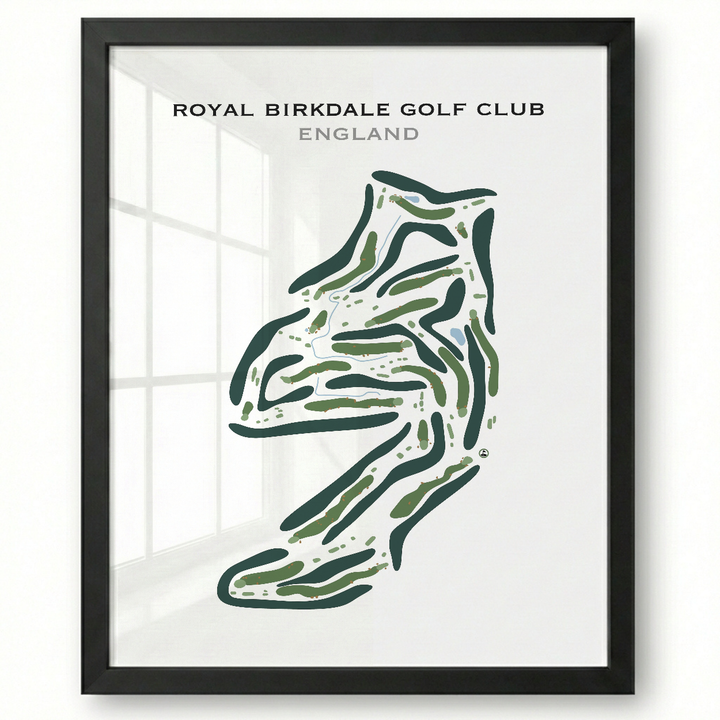 Royal Birkdale Golf Club, England - Printed Golf Course