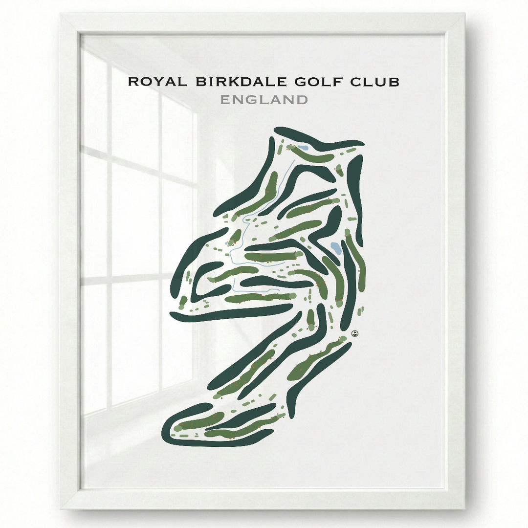 Royal Birkdale Golf Club, England - Printed Golf Course