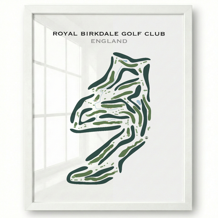 Royal Birkdale Golf Club, England - Printed Golf Course