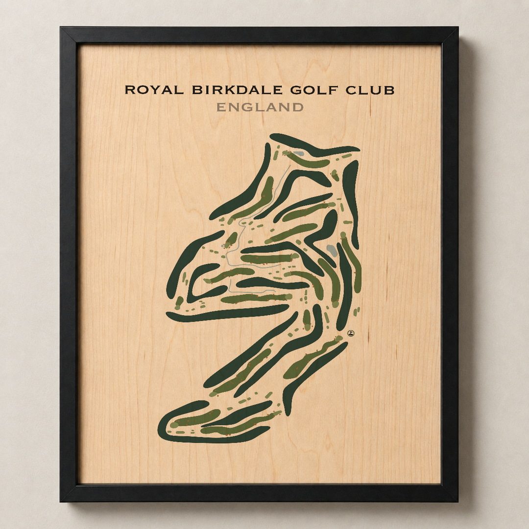 Royal Birkdale Golf Club, England - Printed Golf Course
