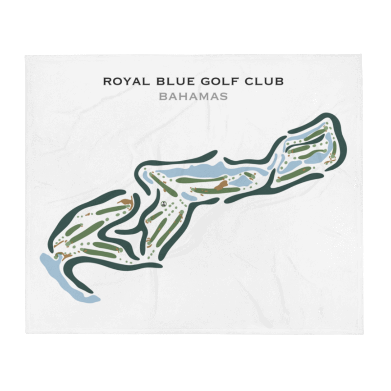 Royal Blue Golf Club, Bahamas - Printed Golf Courses