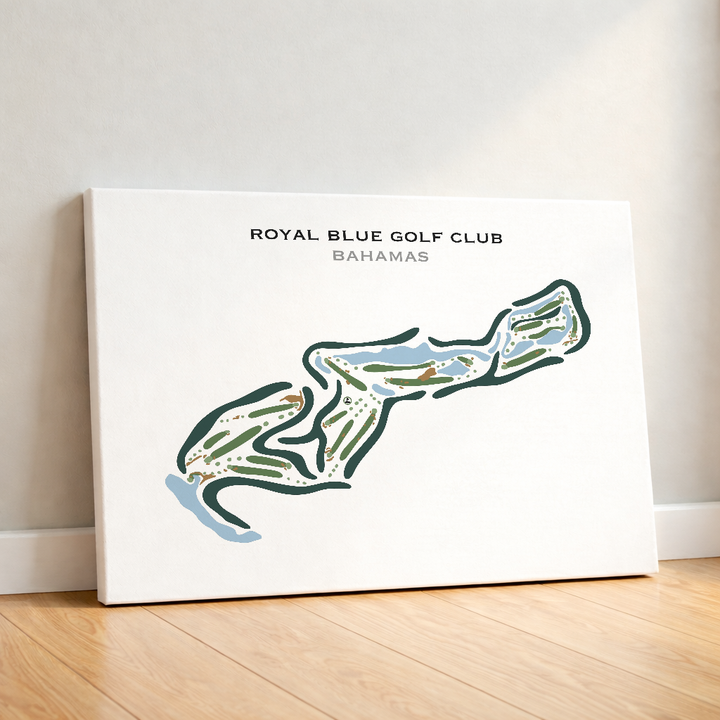 Royal Blue Golf Club, Bahamas - Printed Golf Courses