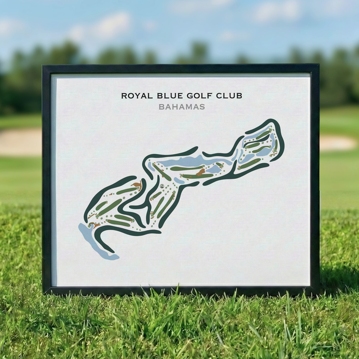 Royal Blue Golf Club, Bahamas - Printed Golf Courses