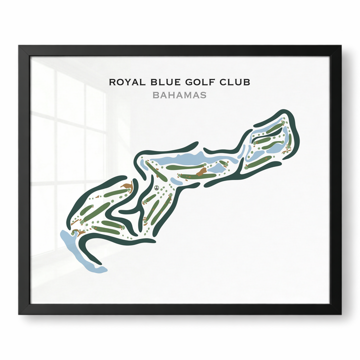 Royal Blue Golf Club, Bahamas - Printed Golf Courses