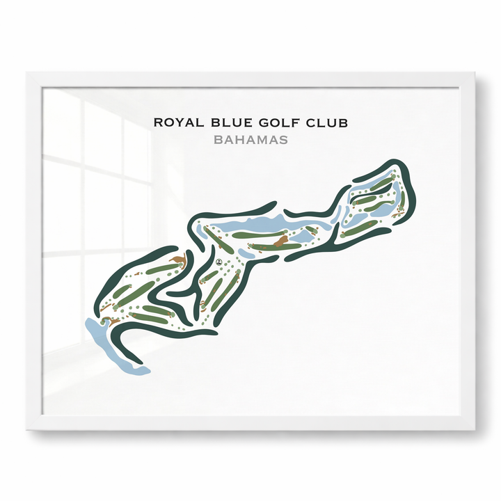 Royal Blue Golf Club, Bahamas - Printed Golf Courses