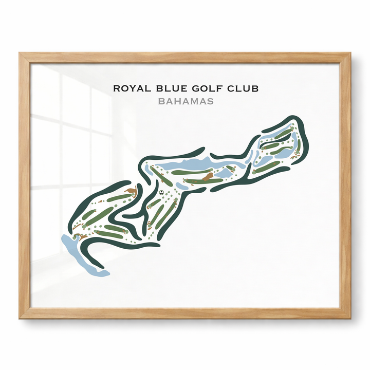 Royal Blue Golf Club, Bahamas - Printed Golf Courses