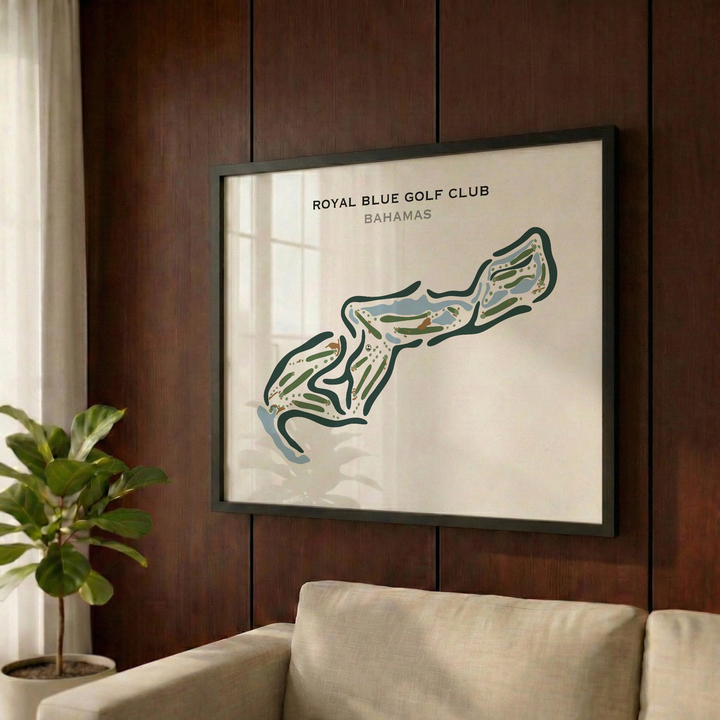 Royal Blue Golf Club, Bahamas - Printed Golf Courses