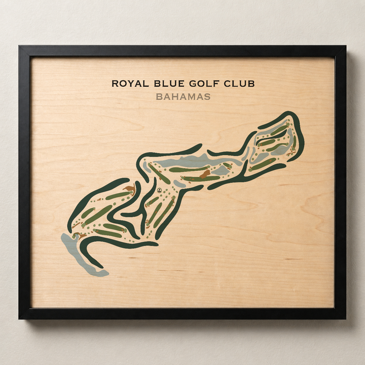 Royal Blue Golf Club, Bahamas - Printed Golf Courses