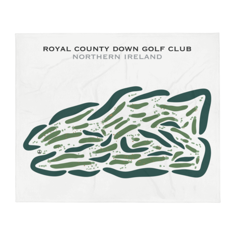 Royal County Down Golf Club, Northern Ireland - Printed Golf Courses