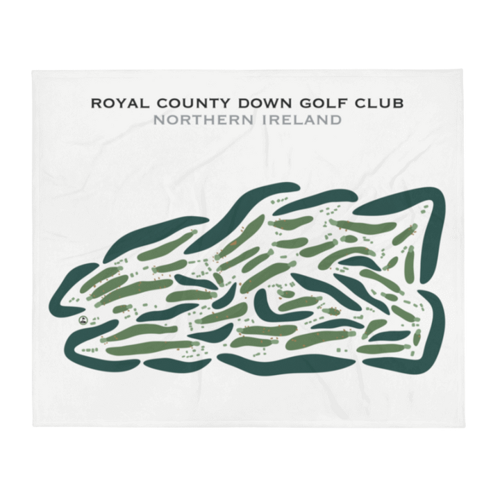 Royal County Down Golf Club, Northern Ireland - Printed Golf Courses