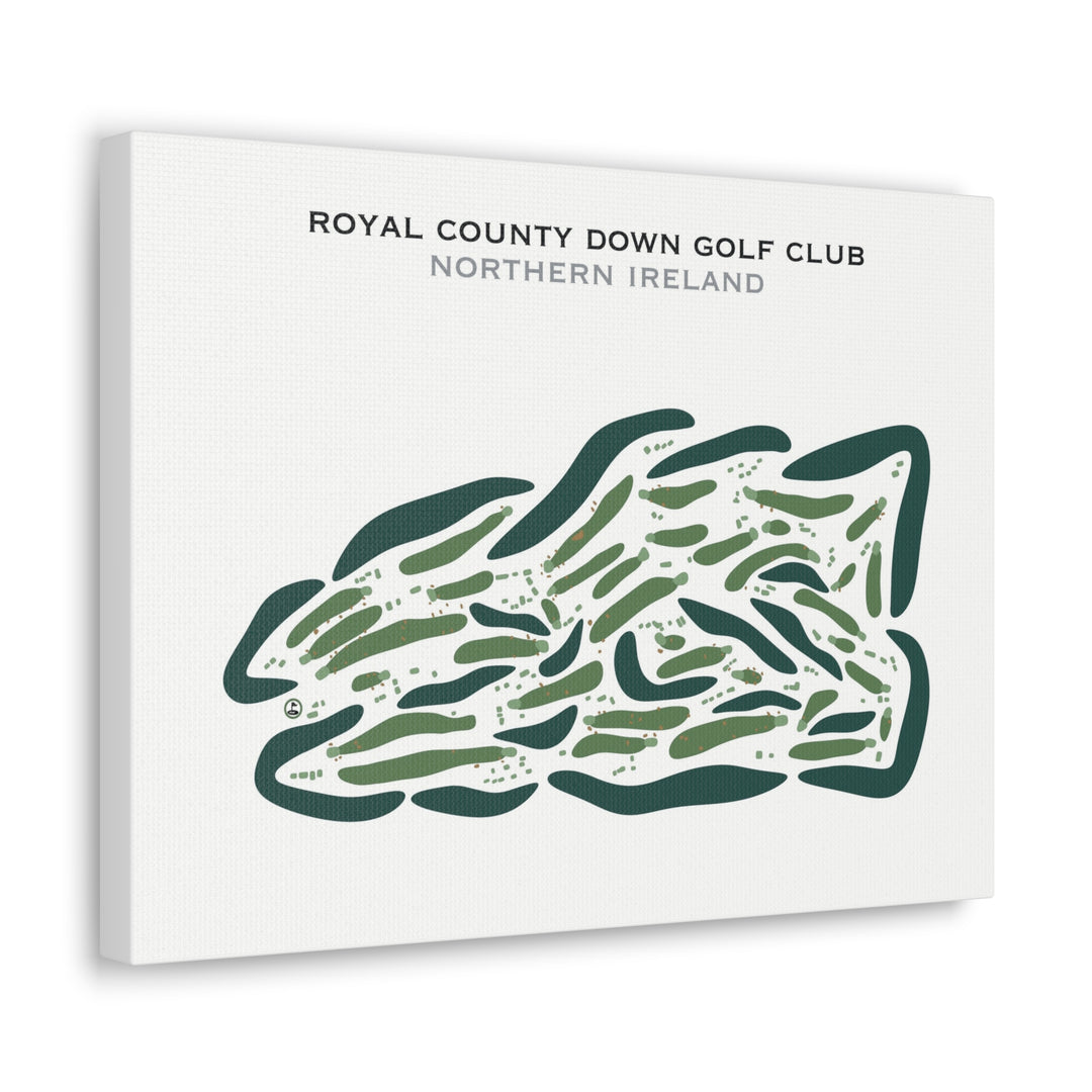 Royal County Down Golf Club, Northern Ireland - Printed Golf Courses