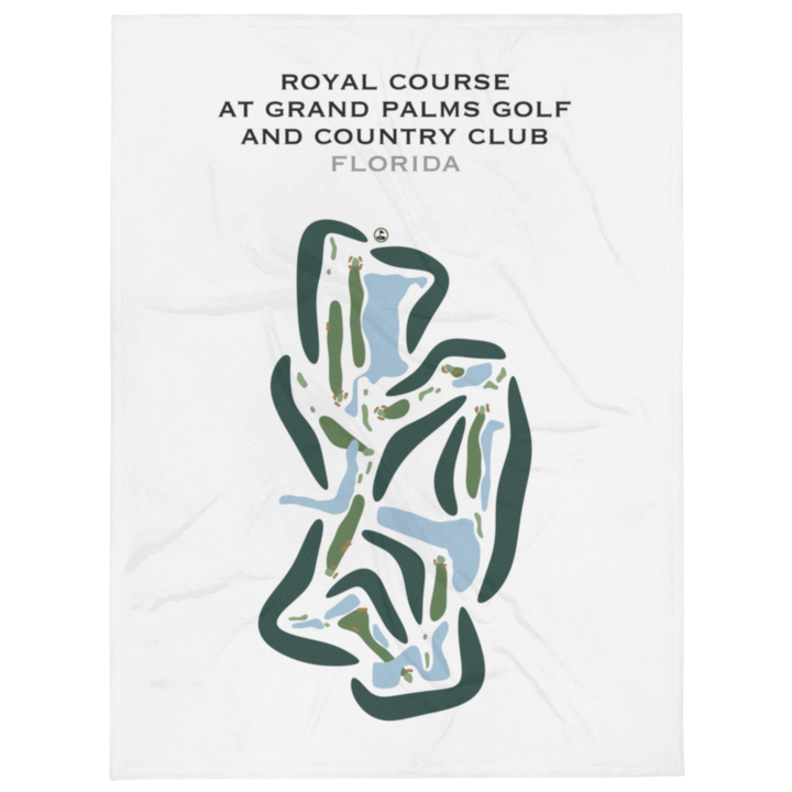 Royal Course at Grand Palms Golf & Country Club, Florida - Printed Golf Courses