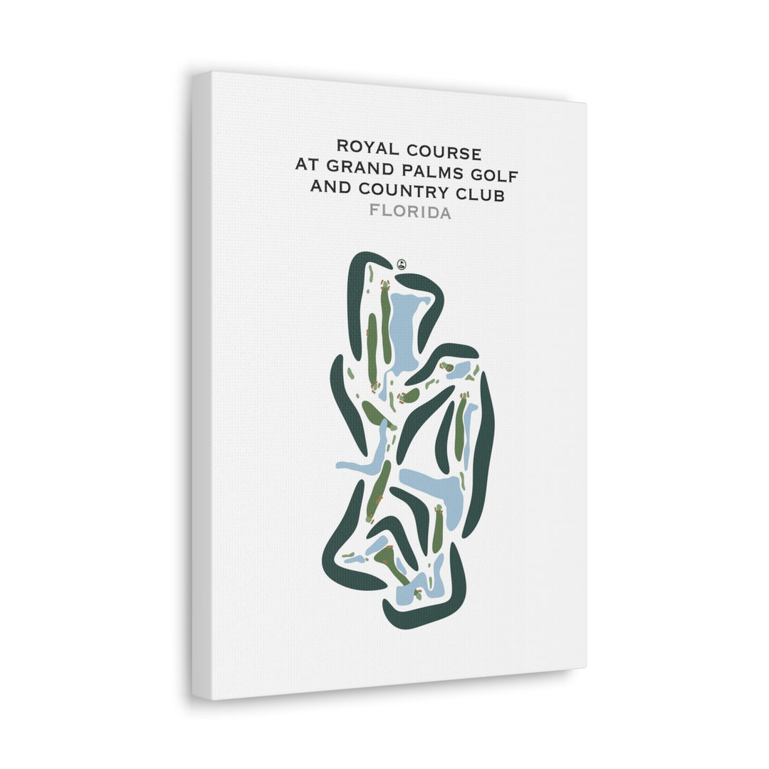 Royal Course at Grand Palms Golf & Country Club, Florida - Printed Golf Courses