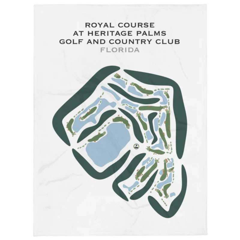 Royal Course at Heritage Palms Golf & Country Club, Florida - Printed Golf Courses