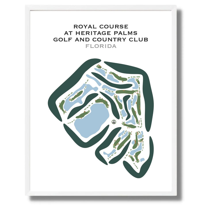 Royal Course at Heritage Palms Golf & Country Club, Florida - Printed Golf Courses