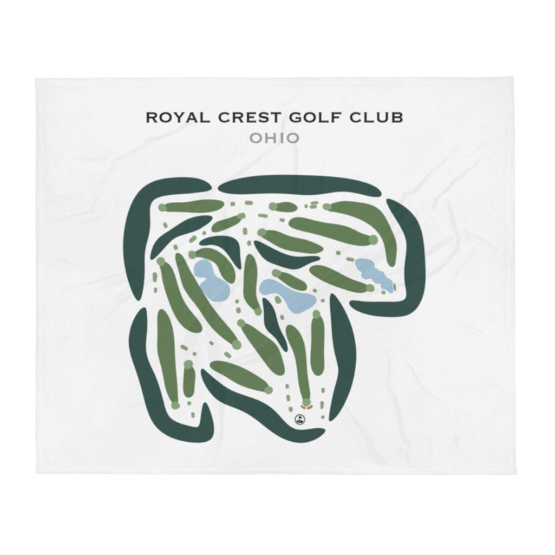 Royal Crest Golf Club, Ohio - Printed Golf Courses