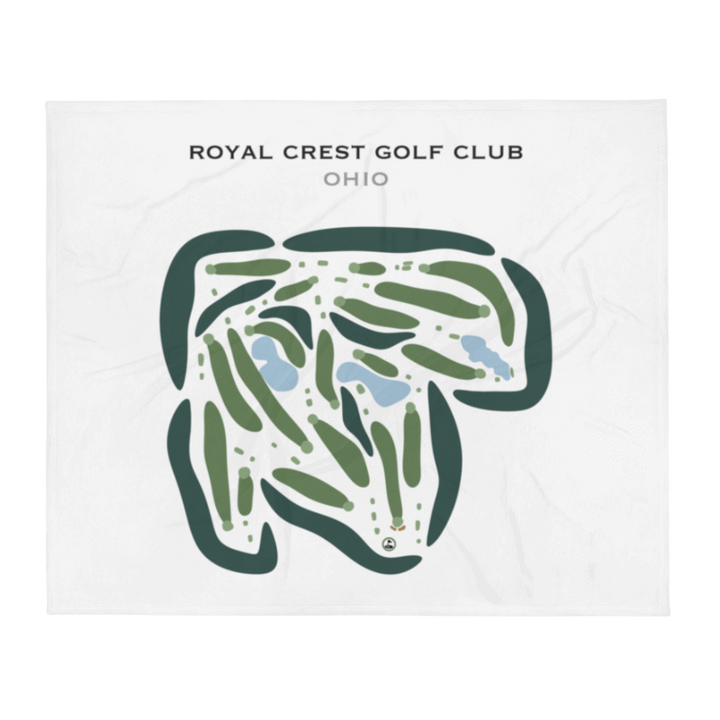 Royal Crest Golf Club, Ohio - Printed Golf Courses