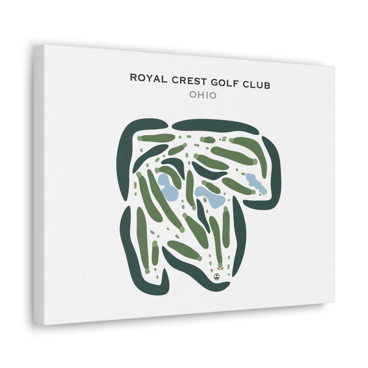 Royal Crest Golf Club, Ohio - Printed Golf Courses