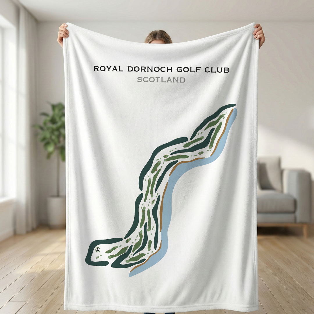 Royal Dornoch Golf Club, Dornoch Scotland - Printed Golf Courses
