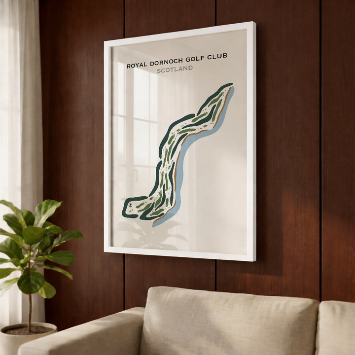 Royal Dornoch Golf Club, Dornoch Scotland - Printed Golf Courses