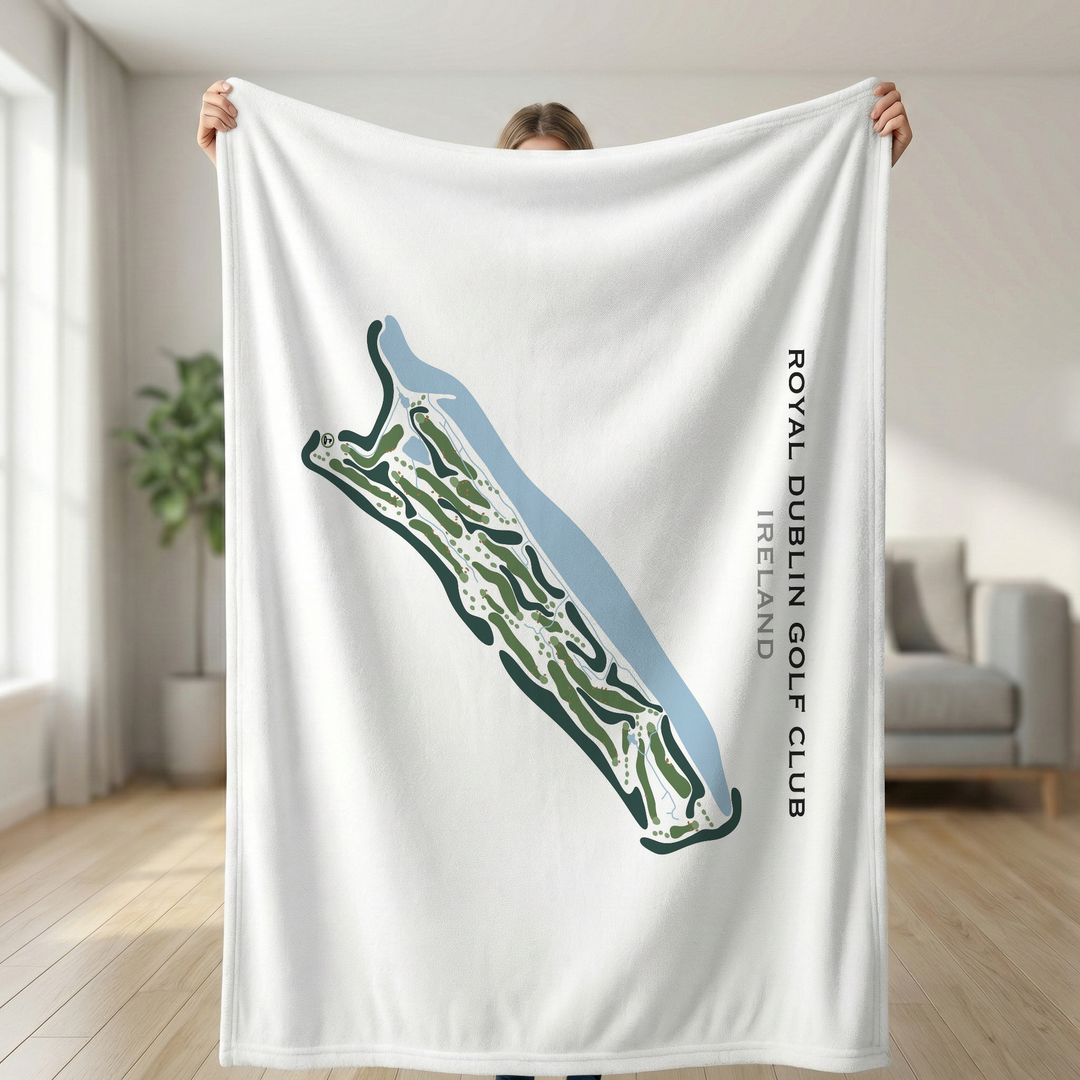 Royal Dublin Golf Club, Ireland - Printed Golf Courses