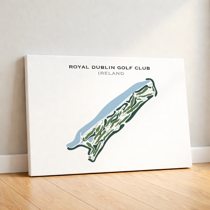 Royal Dublin Golf Club, Ireland - Printed Golf Courses