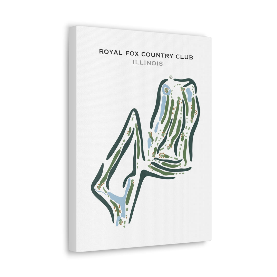 Royal Fox Country Club, Illinois - Printed Golf Courses