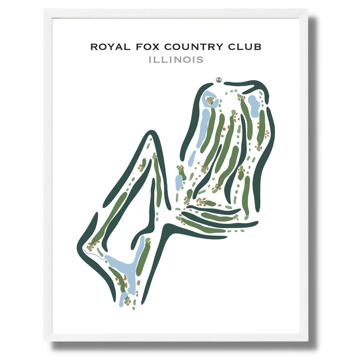 Royal Fox Country Club, Illinois - Printed Golf Courses