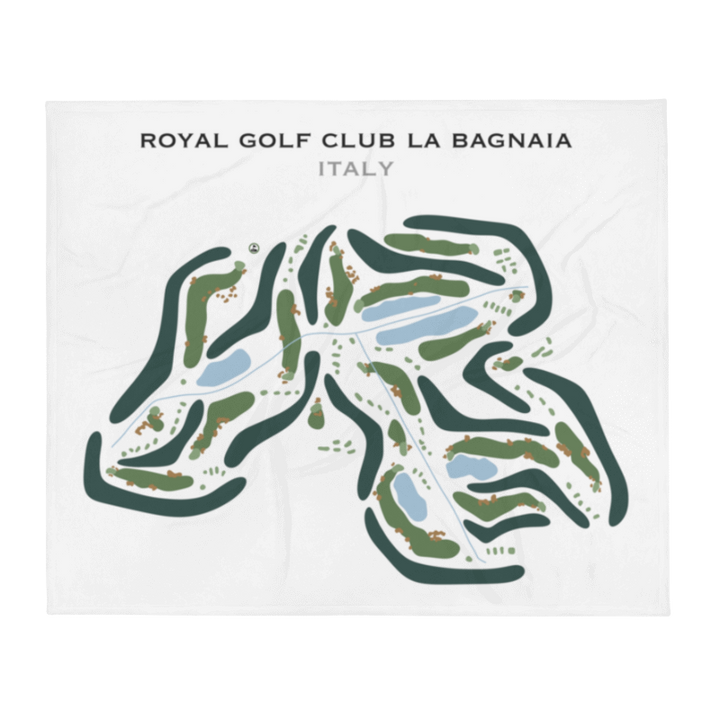 Royal Golf La Bagnaia, Italy - Printed Golf Courses