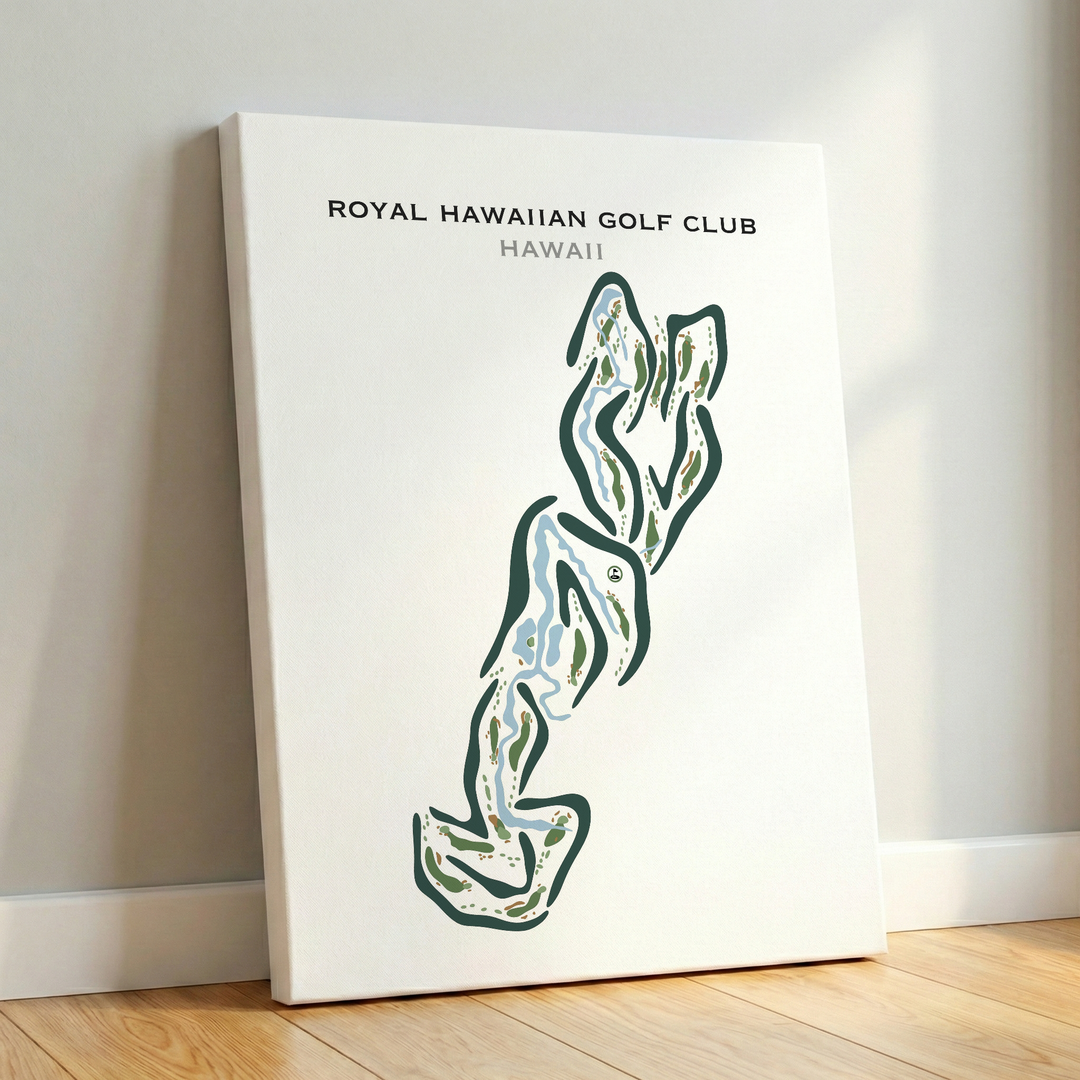 Royal Hawaiian Golf Club, Hawaii - Printed Golf Courses