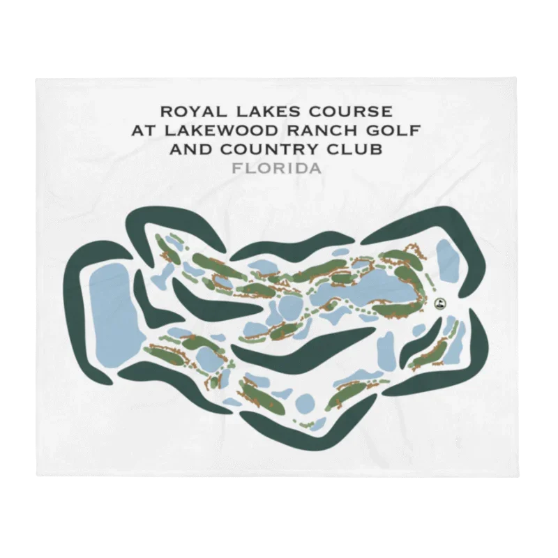 Royal Lakes Course at Lakewood Ranch Golf & Country Club, Florida - Printed Golf Courses