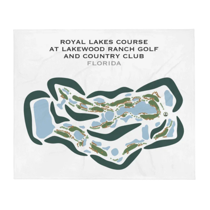 Royal Lakes Course at Lakewood Ranch Golf & Country Club, Florida - Printed Golf Courses