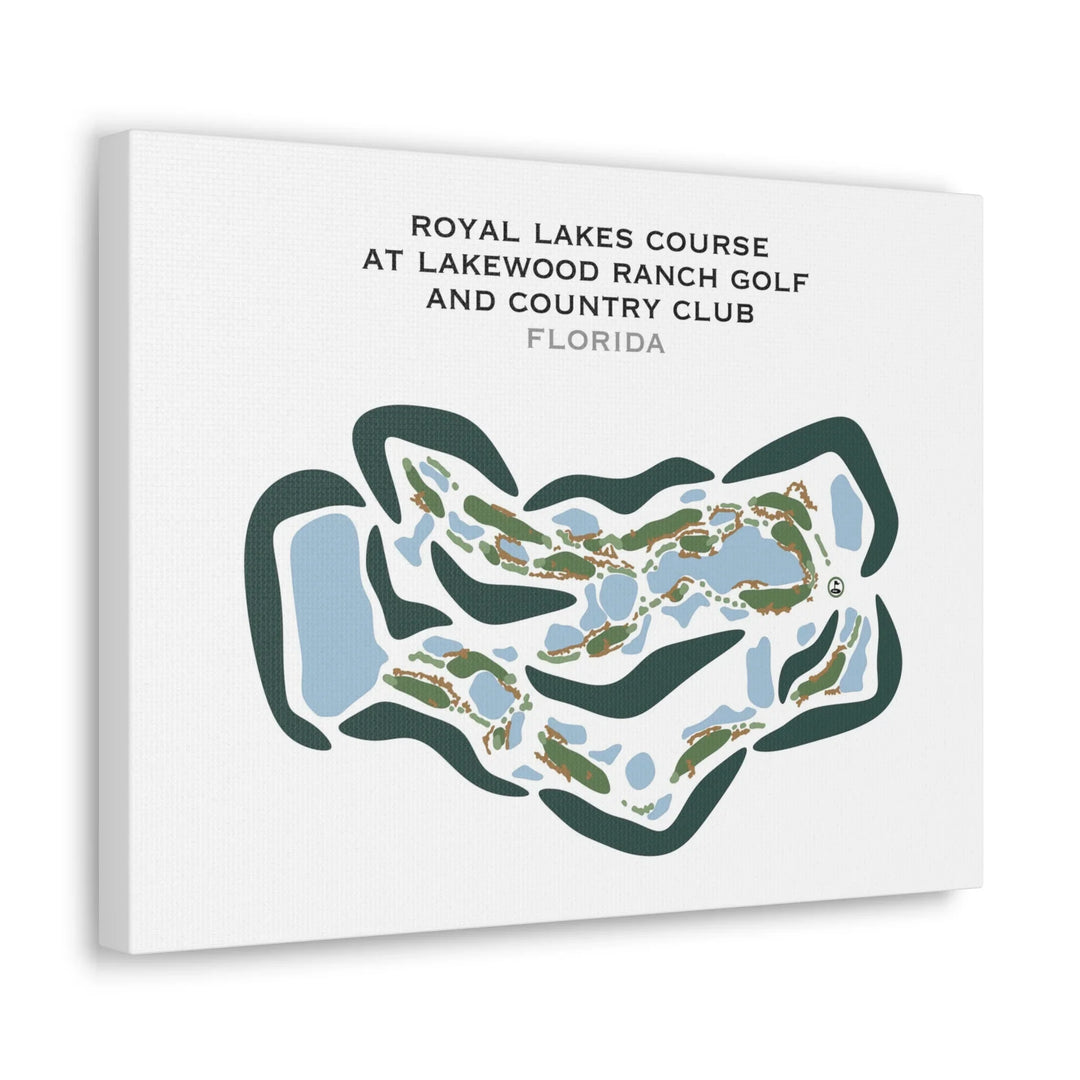 Royal Lakes Course at Lakewood Ranch Golf & Country Club, Florida - Printed Golf Courses