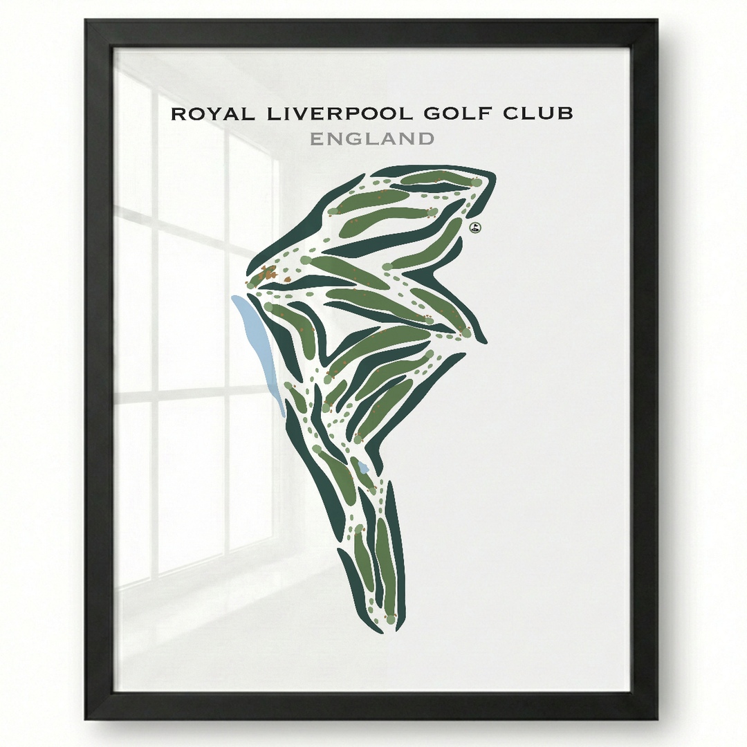Royal Liverpool Golf Club, England - Printed Golf Courses