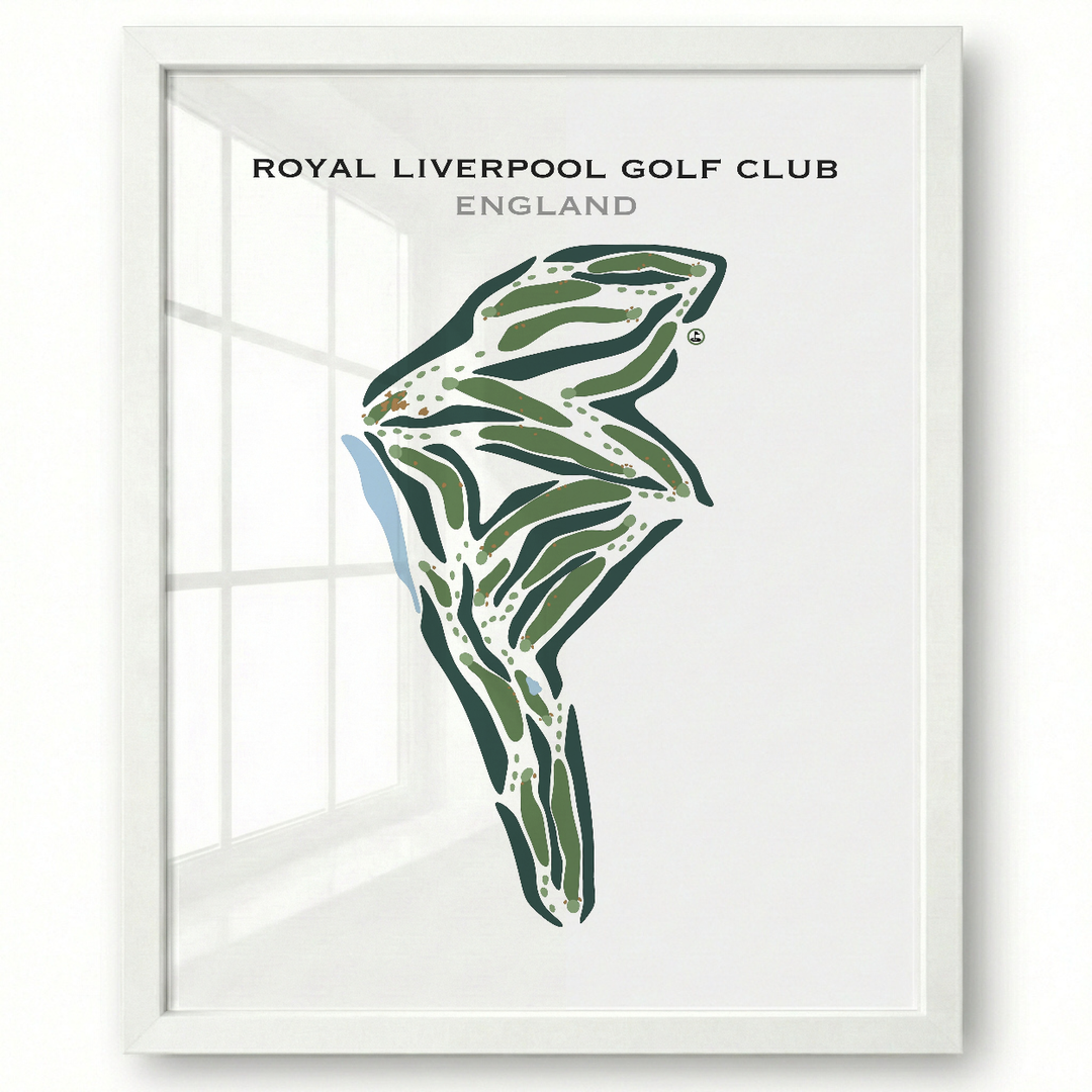 Royal Liverpool Golf Club, England - Printed Golf Courses