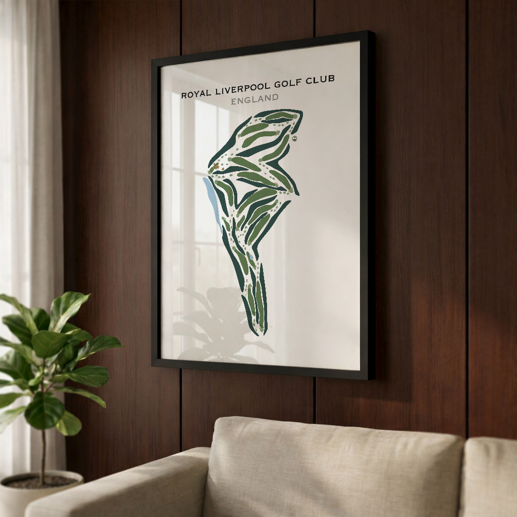 Royal Liverpool Golf Club, England - Printed Golf Courses