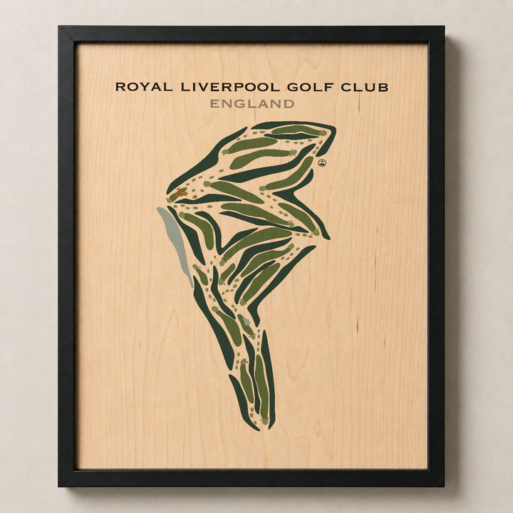Royal Liverpool Golf Club, England - Printed Golf Courses