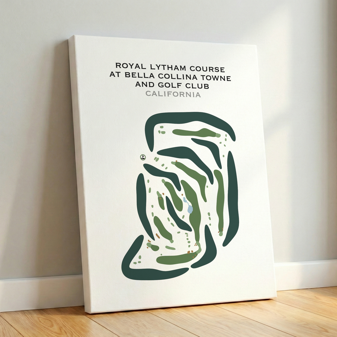 Royal Lytham Course at Bella Collina Towne & Golf Club, California - Printed Golf Courses