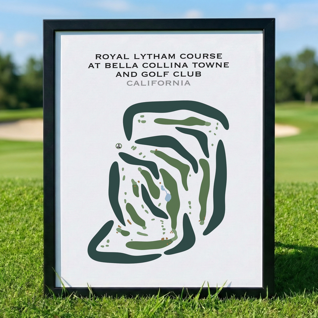 Royal Lytham Course at Bella Collina Towne & Golf Club, California - Printed Golf Courses