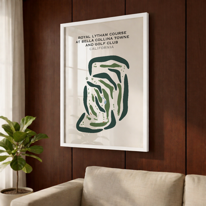 Royal Lytham Course at Bella Collina Towne & Golf Club, California - Printed Golf Courses