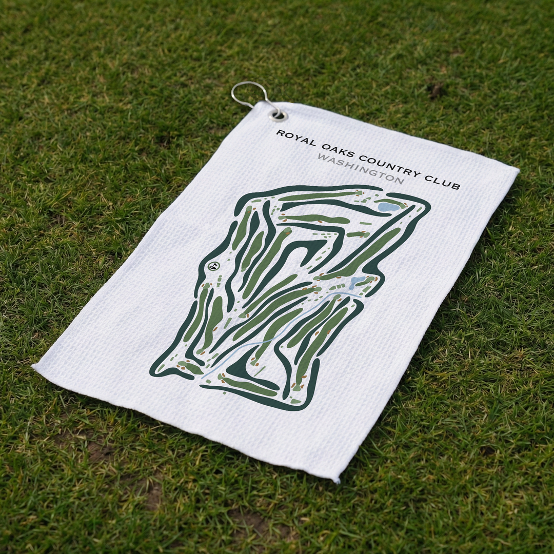 Royal Oaks Country Club, Washington - Printed Golf Courses