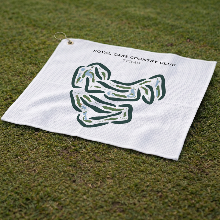 Royal Oaks Country Club, Texas - Printed Golf Courses