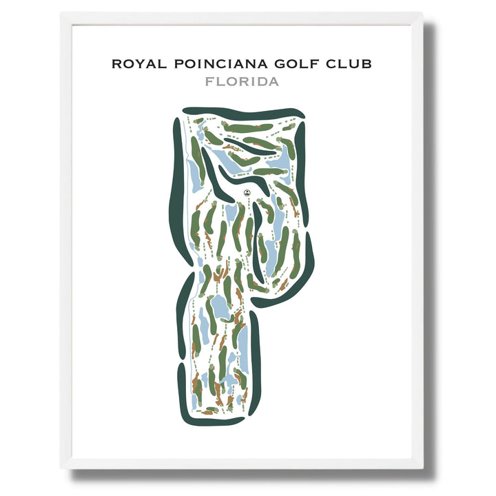 Royal Poinciana Golf Club, Florida - Printed Golf Courses