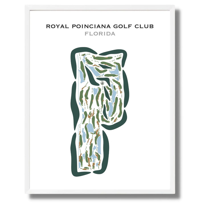 Royal Poinciana Golf Club, Florida - Printed Golf Courses