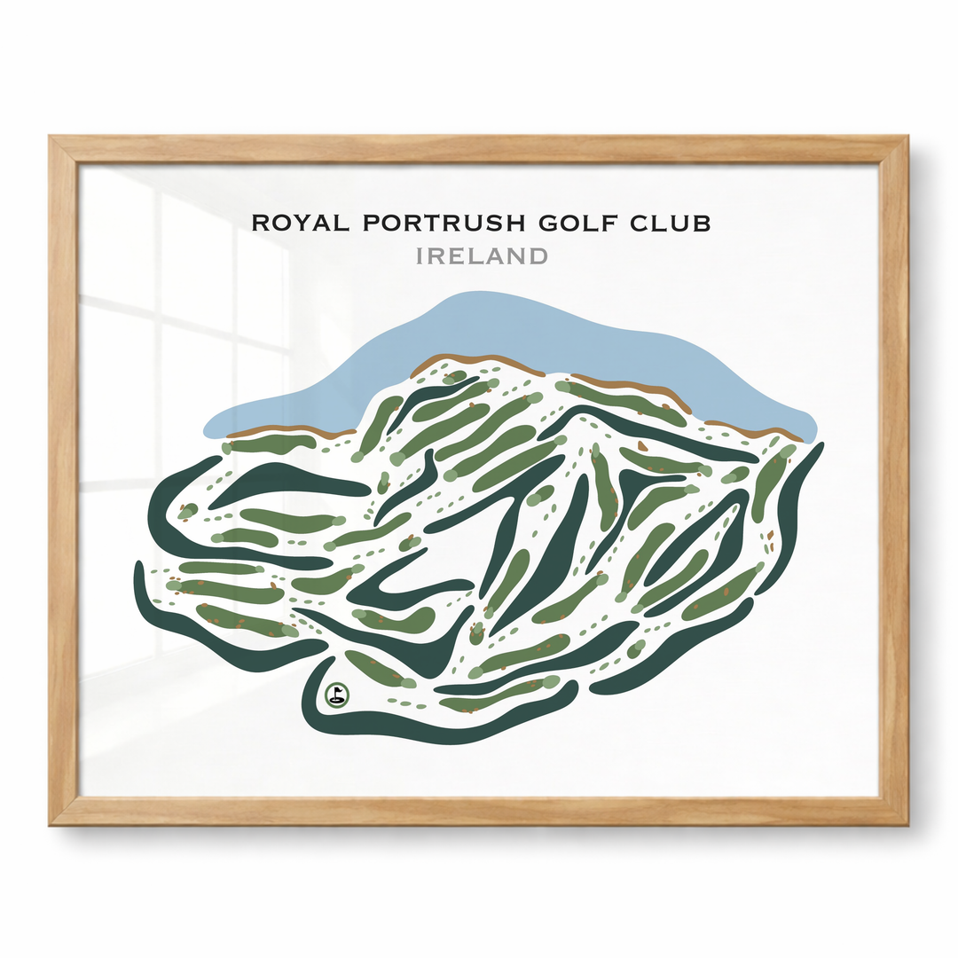 Royal Portrush Golf Club, Northern Ireland - Printed Golf Courses
