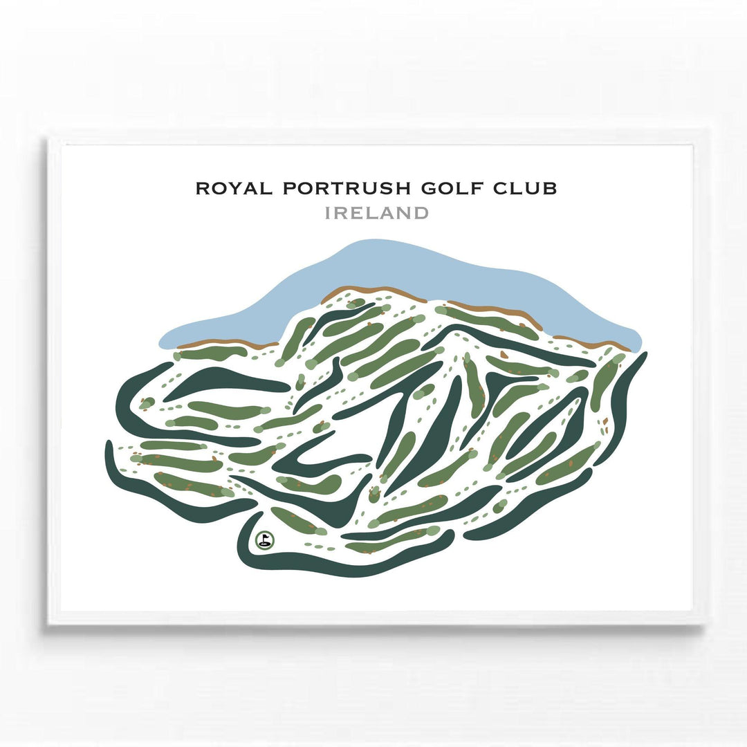 Royal Portrush Golf Club, Northern Ireland - Printed Golf Courses - Golf Course Prints