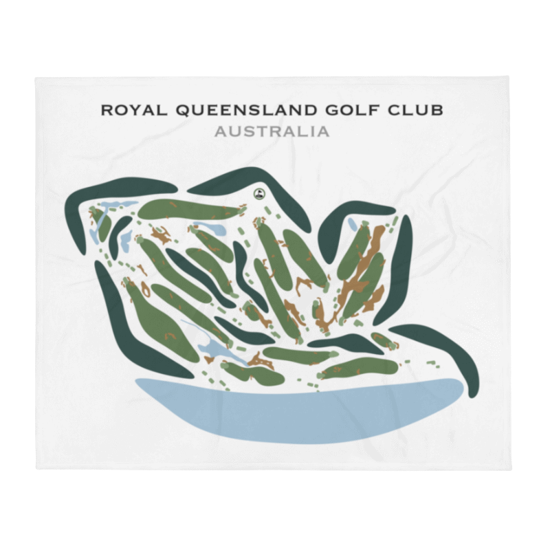 Royal Queensland Golf Club, Australia - Printed Golf Courses