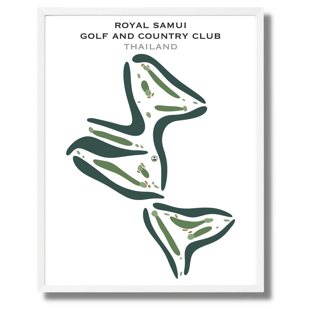 Royal Samui Golf and Country Club, Thailand - Printed Golf Courses - Golf Course Prints